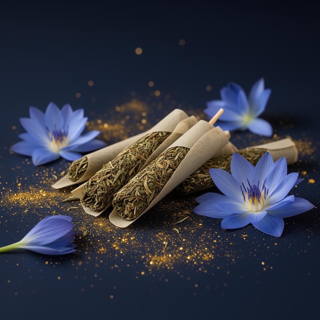 COSMIC SPLIFF cones med blå lotus